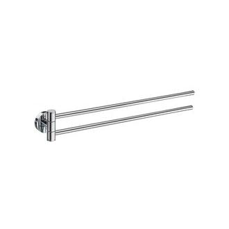Smedbo HK326 17 in. Swing Arm Towel Bar in Polished Chrome from the Home Collection